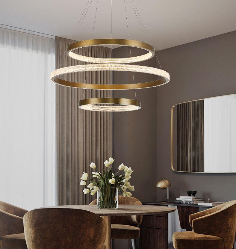 LED Circle Rings Pendant Chandelier