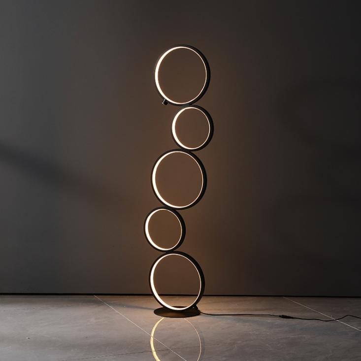 LED 5-Halo Decorative Floor Lamp