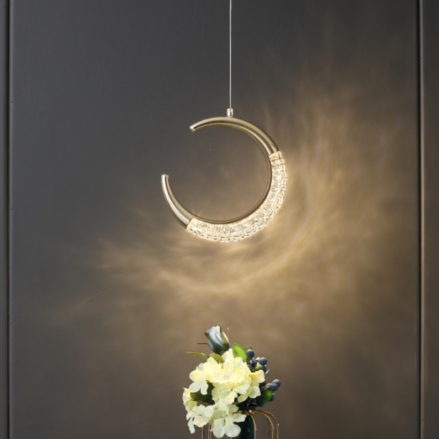 LED Moon Design Modern Decorative Pendant Light