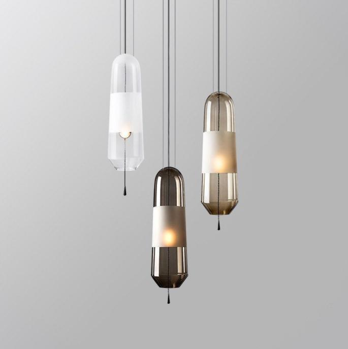 LED Modern Mini Glass Pendant Light