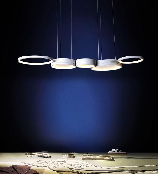 LED Postmodern Circle Pendant Light