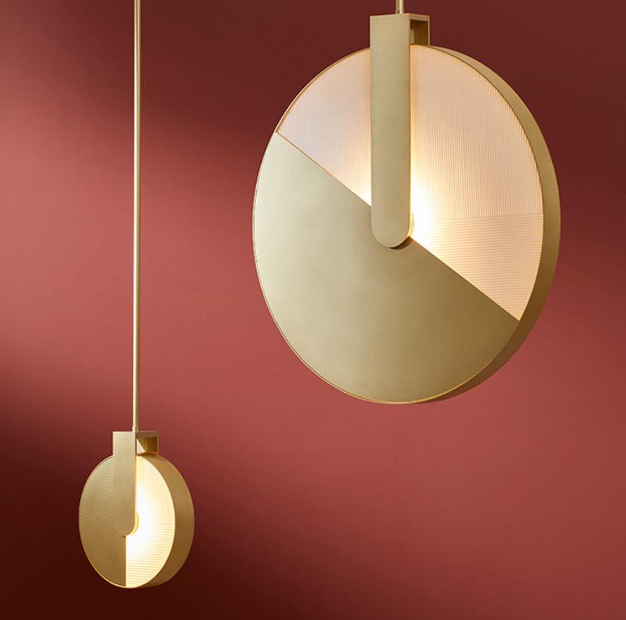 LED Semi-Circle Modern Creative Pendant Light