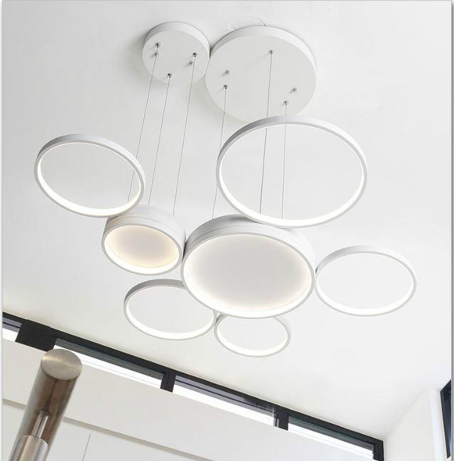 LED Postmodern Circle Pendant Light