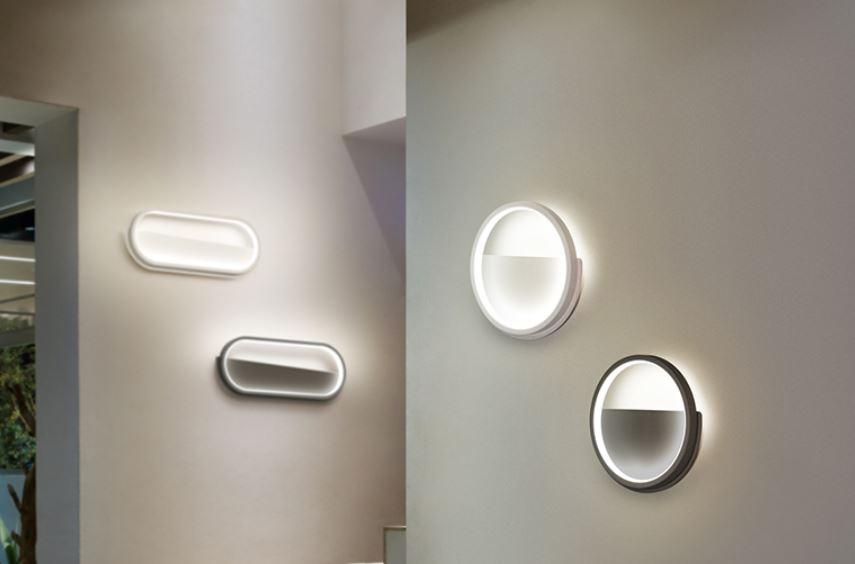 LED Oval Round Design Wall Light