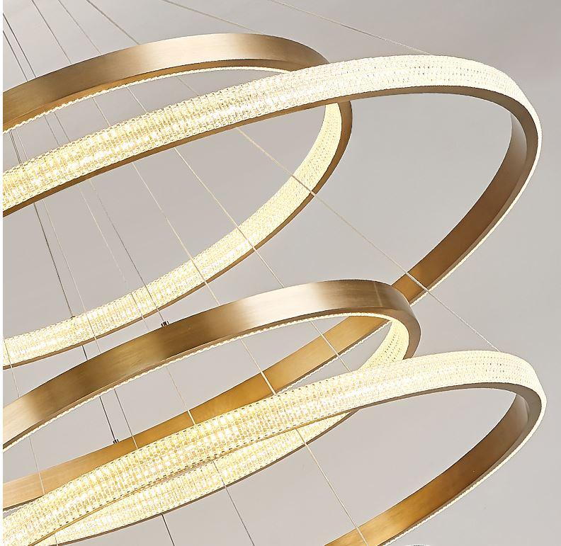 LED Circle Rings Pendant Chandelier